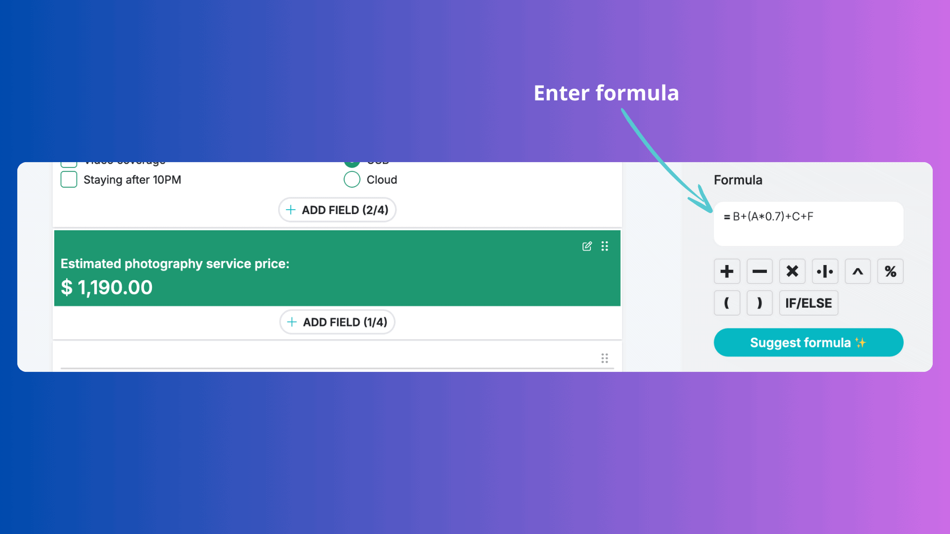 settings sidebar