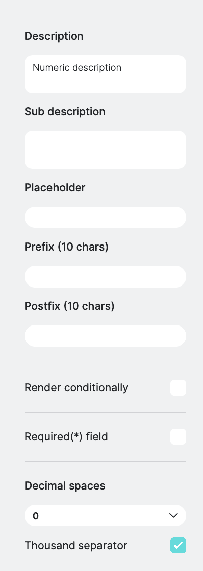 Configuration options screenshot