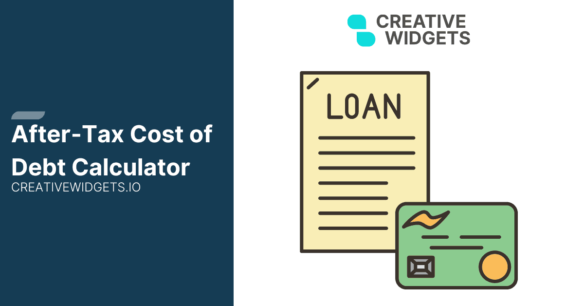 After-Tax Cost of Debt Calculator