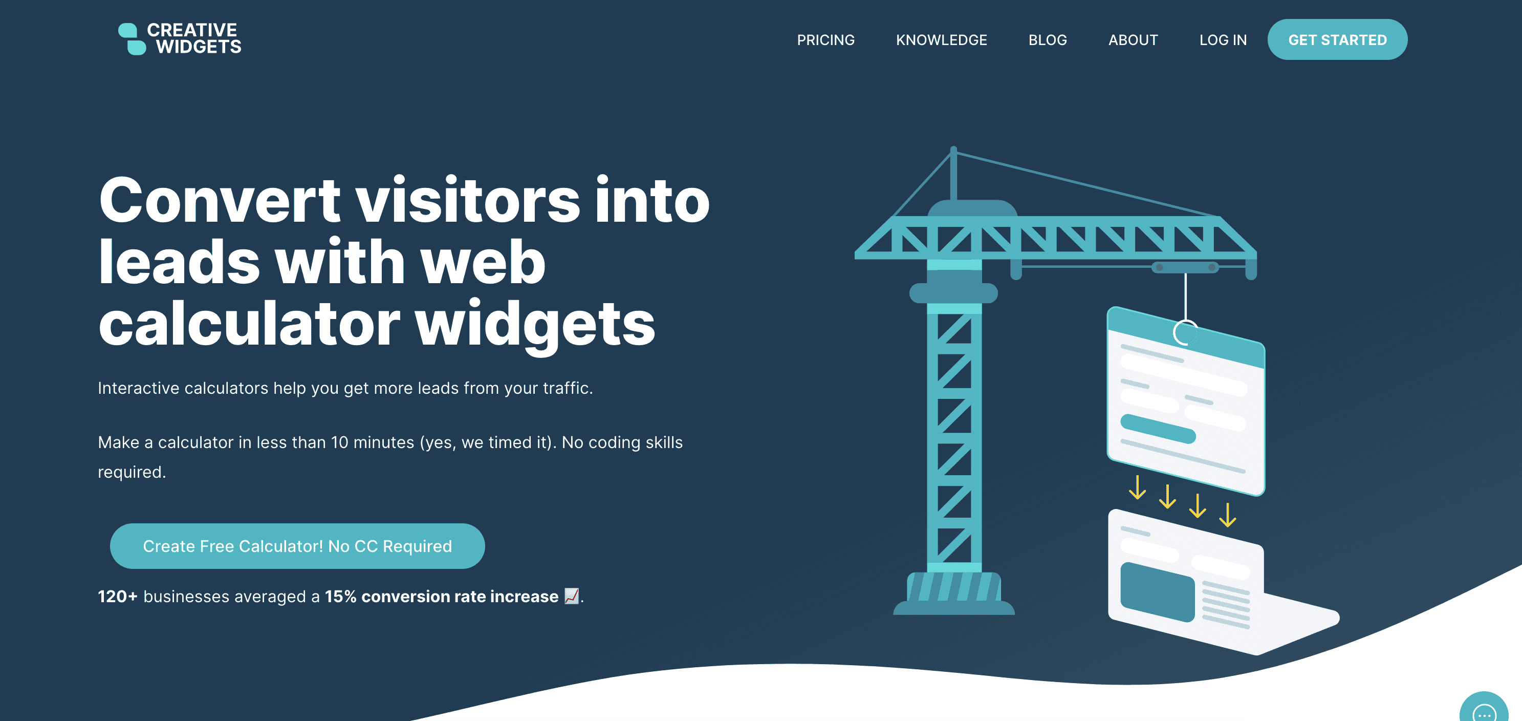 Creative widgets - web calculator widget