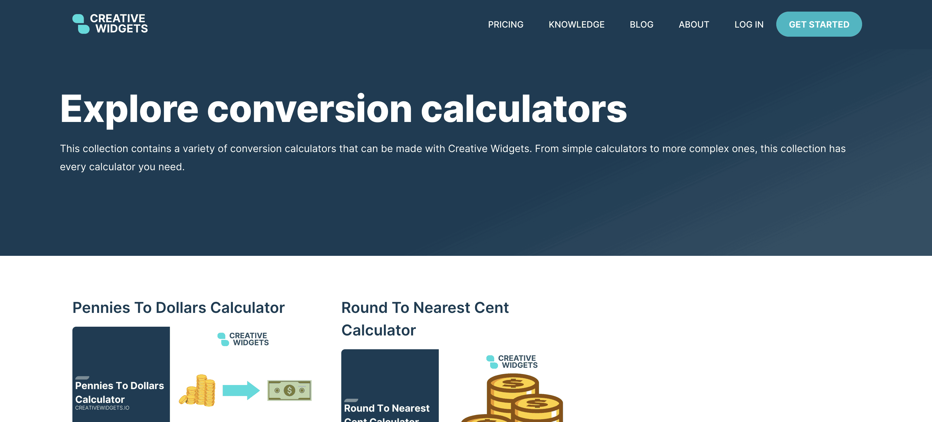 conversion calculators